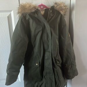 Adorable Joules girls parka size 7/8